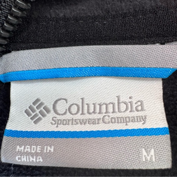 Columbia Women’s Softshell Jacket Size M Black Zip Up Fleece Lined - Picture 7 of 7